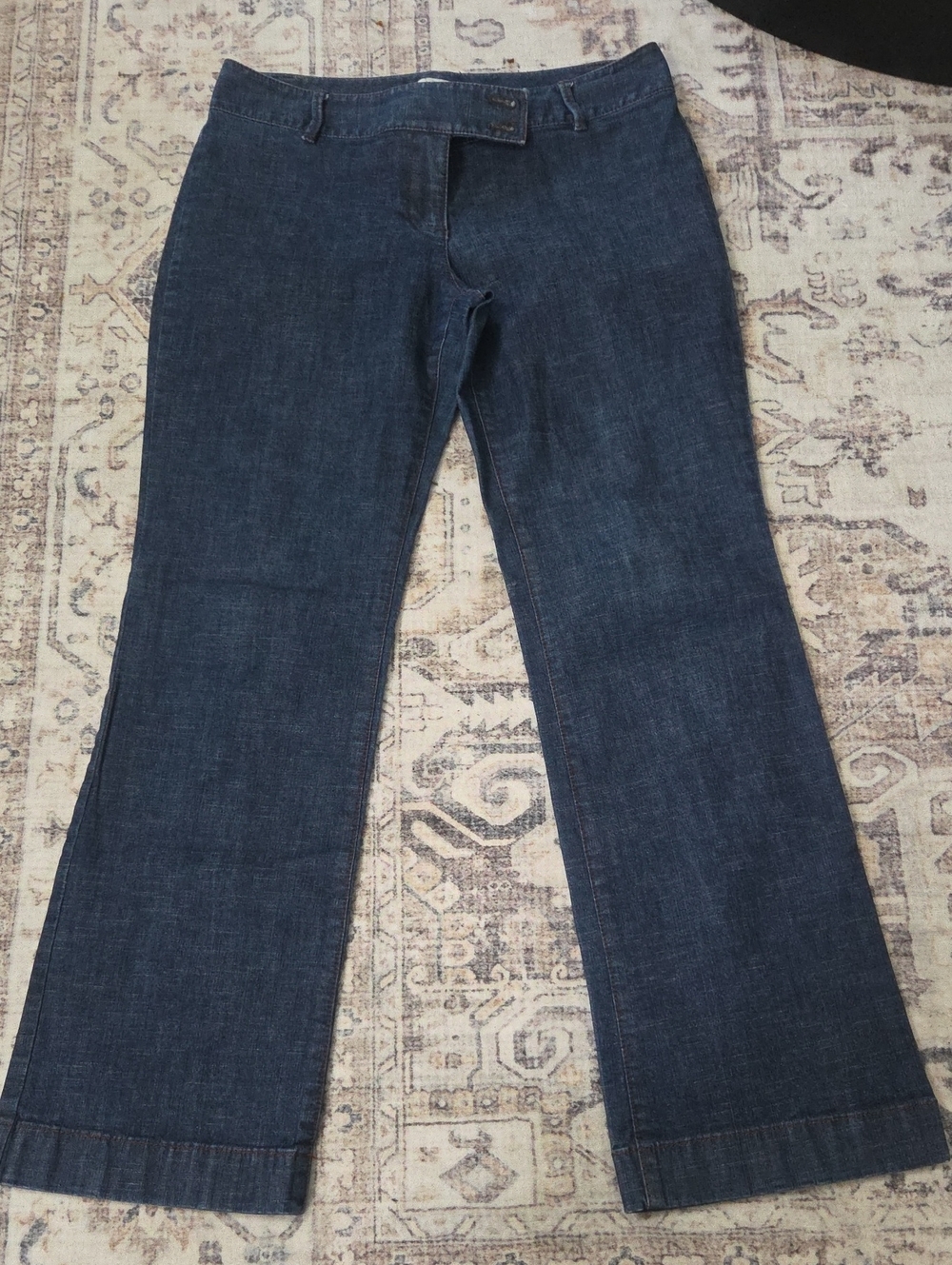 Ann Taylor Dark Blue Flare Jeans